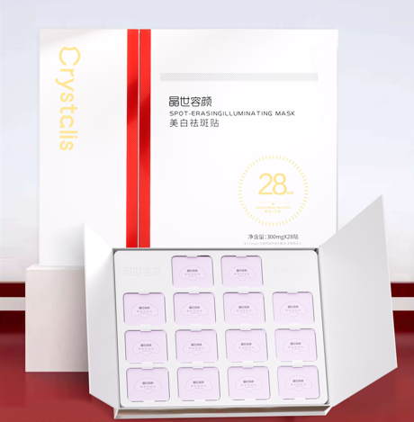 晶世容颜美白祛斑贴（月牙贴28片装）